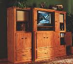 plywood 3-unit entertainment center plans
