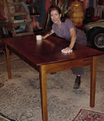 antiqued dining table plans