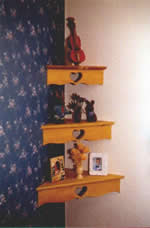 basic corner shelf plans