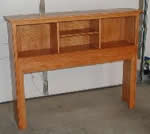 bookcase bed headboard plans