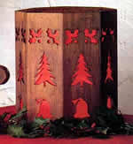Christmas hurricane lamp plans