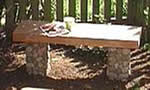 cobblestone bench plans
