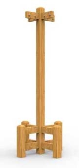 hall coat tree plans