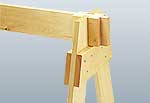 knock-down sawhorse plans