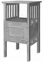 mission furniture plans - chafing-dish buffet