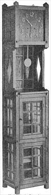 mission style grandfather clock plans