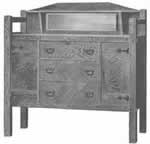mission furniture plans - oak buffet