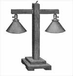 Mission table lamp plans