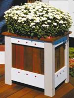 modern wood planter plans