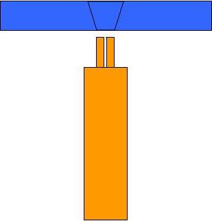 angled mortise and split tenon