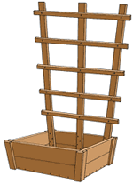 trellis plans with planter