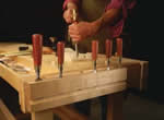 tool storage plans - portable chisel rack