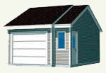 16' x 22' garage plans