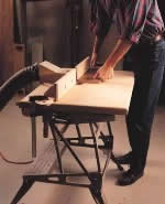 router table plans - mounted on Black & Decker workmate