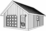24' x 20' garage plans